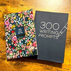 NWOT Books - Burn After Writing by Sharon Jones  300 Writing Prompts Journal